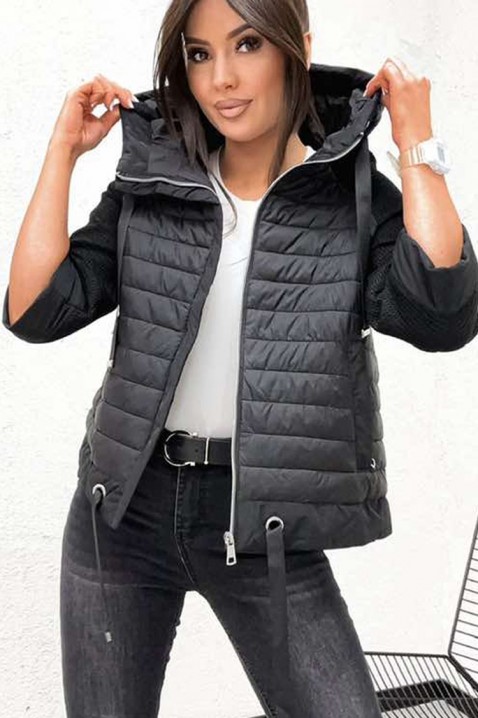 Яке AMEFTIDA BLACK, Цвят: черен, IVET.BG - Твоят онлайн бутик.