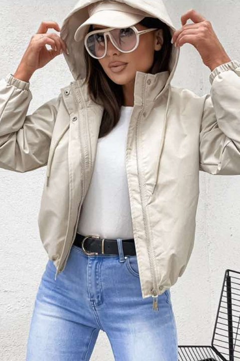 Яке EMELITA ECRU, Цвят: екрю, IVET.BG - Твоят онлайн бутик.