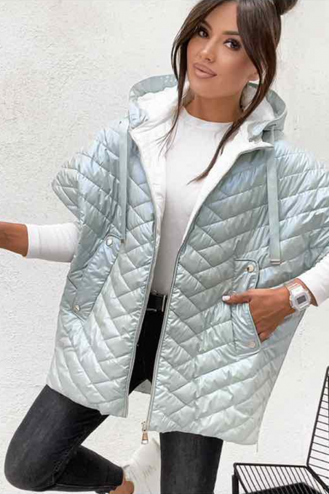 Елек AMELINDA SKY, Цвят: светлосин, IVET.BG - Твоят онлайн бутик.