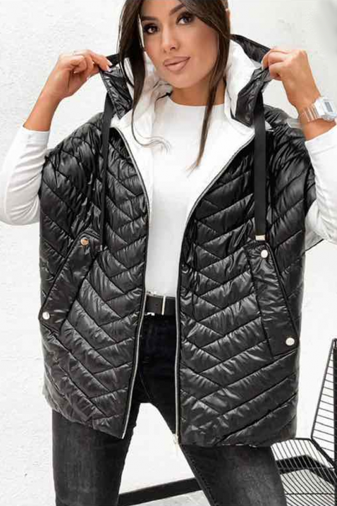 Елек AMELINDA BLACK, Цвят: черен, IVET.BG - Твоят онлайн бутик.