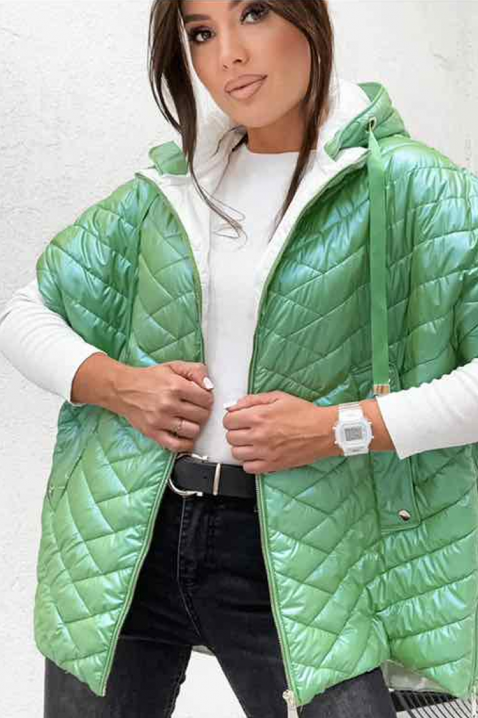 Елек AMELINDA GREEN, Цвят: зелен, IVET.BG - Твоят онлайн бутик.