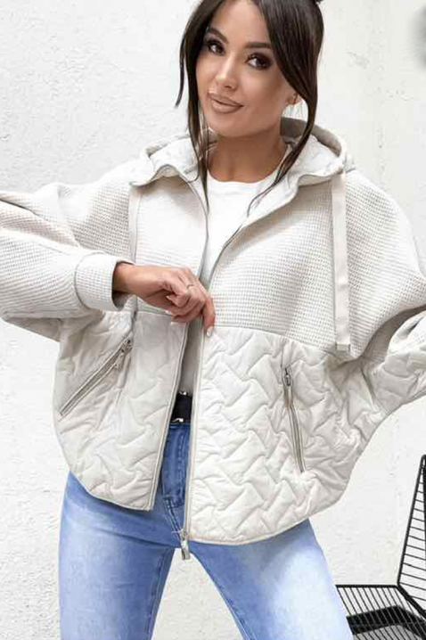 Яке MALEXINA WHITE, Цвят: бял, IVET.BG - Твоят онлайн бутик.