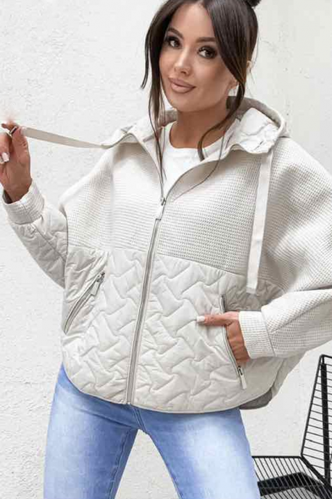 Яке MALEXINA WHITE, Цвят: бял, IVET.BG - Твоят онлайн бутик.