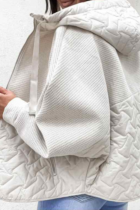 Яке MALEXINA WHITE, Цвят: бял, IVET.BG - Твоят онлайн бутик.