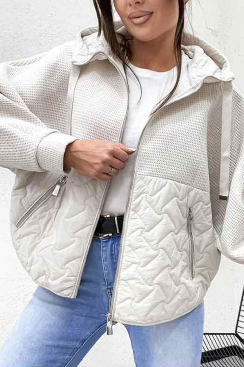 Яке MALEXINA WHITE, Цвят: бял, IVET.BG - Твоят онлайн бутик.