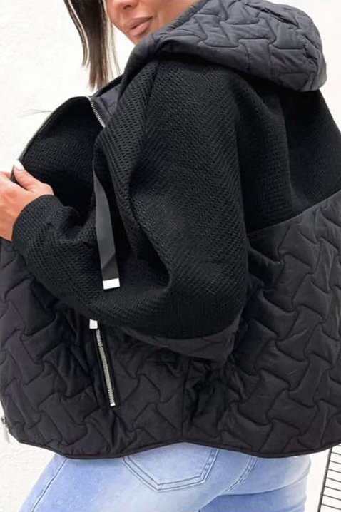 Яке MALEXINA BLACK, Цвят: черен, IVET.BG - Твоят онлайн бутик.