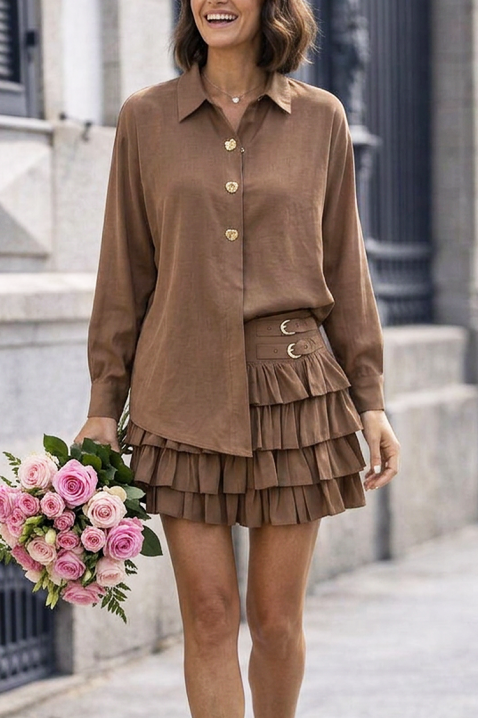 Комплект BELIMINA BROWN, Цвят: кафяв, IVET.BG - Твоят онлайн бутик.