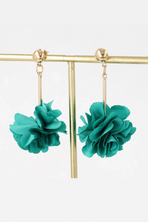 Обеци KARALONZA GREEN, Цвят: зелен, IVET.BG - Твоят онлайн бутик.