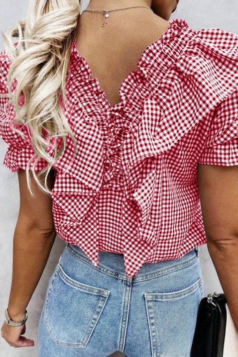 Топ OLIANZA, Цвят: червен, IVET.BG - Твоят онлайн бутик.