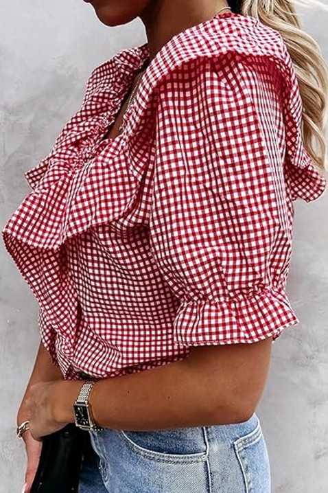 Топ OLIANZA, Цвят: червен, IVET.BG - Твоят онлайн бутик.