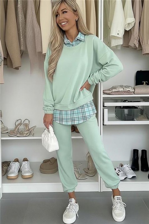 Комплект SORBELMA MINT, Цвят: мента, IVET.BG - Твоят онлайн бутик.