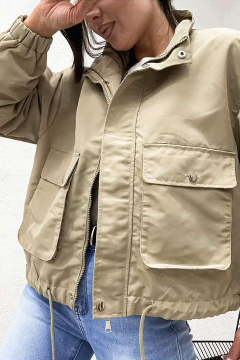 Яке KAMELITA BEIGE, Цвят: беж, IVET.BG - Твоят онлайн бутик.