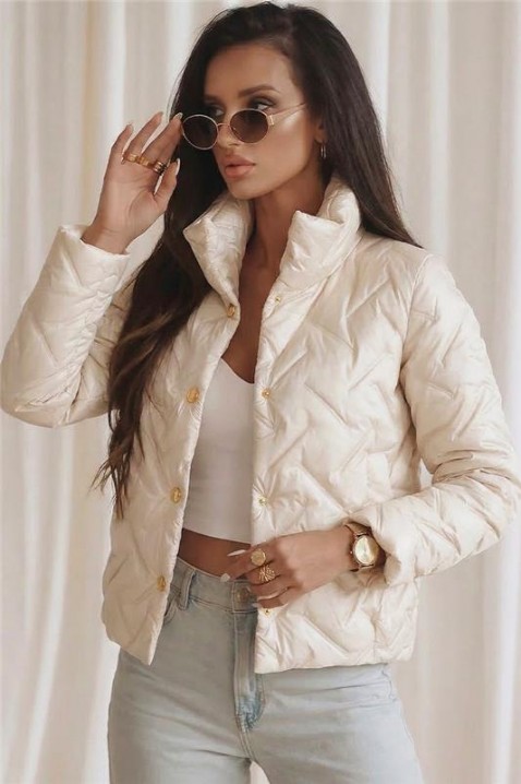 Яке KRONELZA ECRU, Цвят: екрю, IVET.BG - Твоят онлайн бутик.