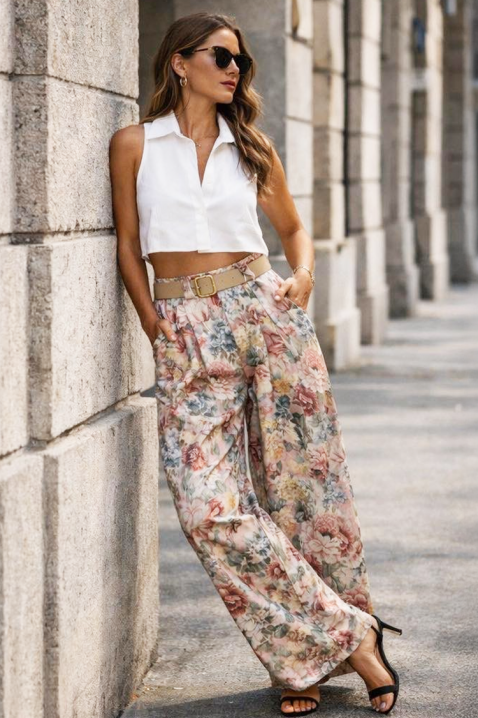 Панталон FIONZANA, Цвят: многоцветен, IVET.BG - Твоят онлайн бутик.