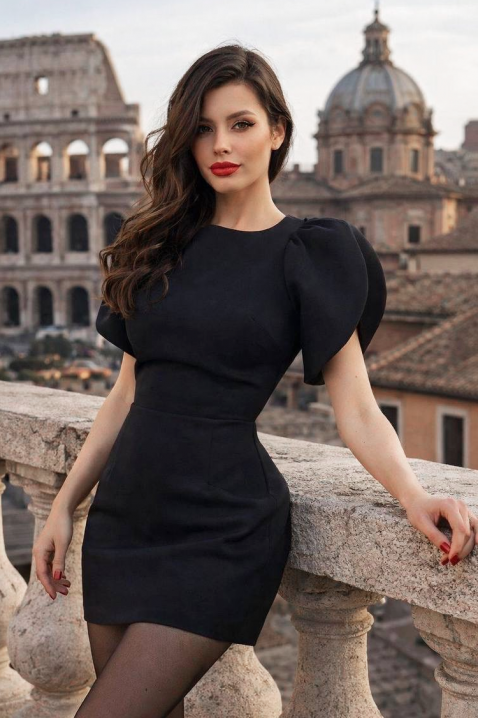 Рокля MARKISA, Цвят: черен, IVET.BG - Твоят онлайн бутик.