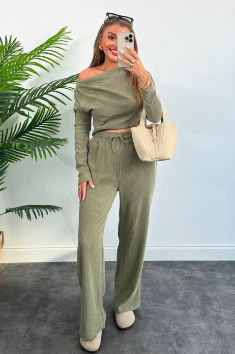 Комплект BORISA OLIVE, Цвят: маслиненозелен, IVET.BG - Твоят онлайн бутик.