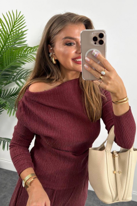 Комплект BORISA BORDO, Цвят: бордо, IVET.BG - Твоят онлайн бутик.