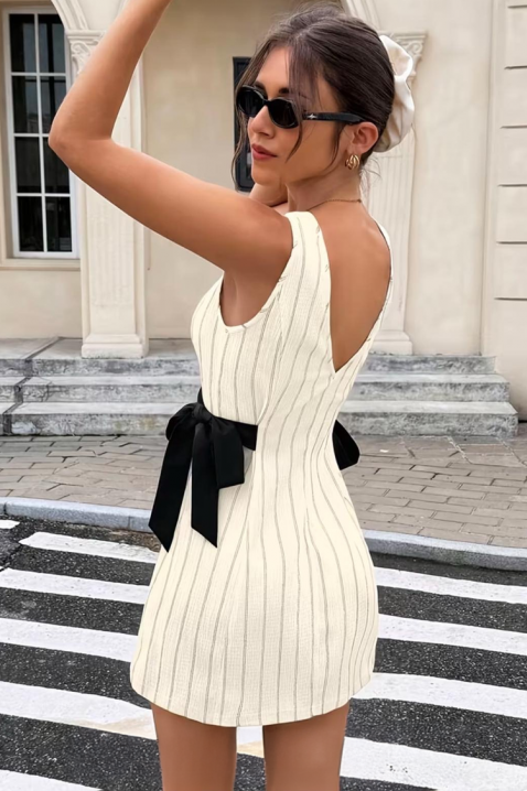 Рокля TORNELZA, Цвят: екрю, IVET.BG - Твоят онлайн бутик.