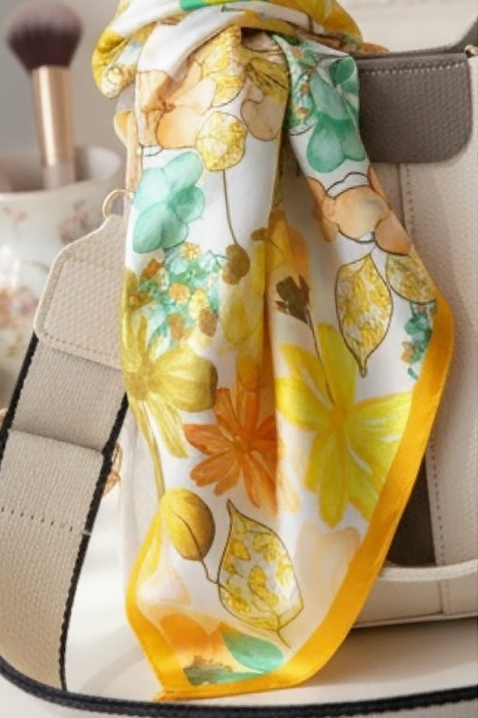 Фишу FELISIYA, Цвят: жълт, IVET.BG - Твоят онлайн бутик.