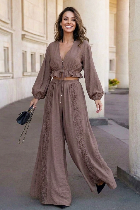 Комплект CARAMELA, Цвят: кафяв, IVET.BG - Твоят онлайн бутик.