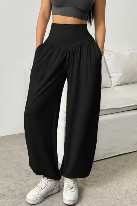 Панталон ZEVROLDA BLACK, Цвят: черен, IVET.BG - Твоят онлайн бутик.