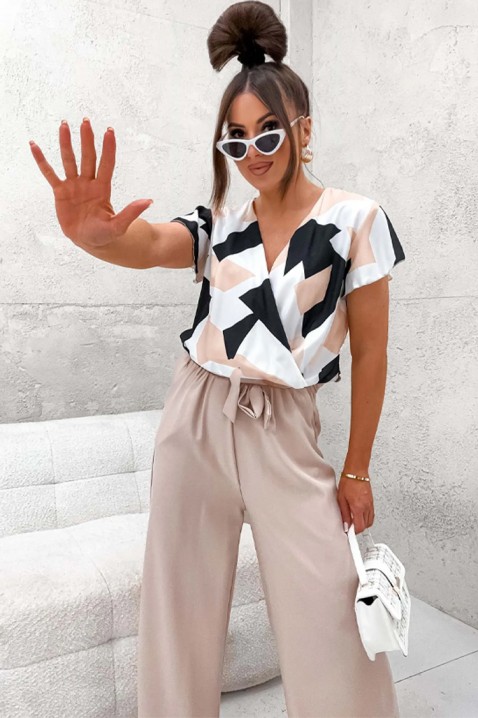 Гащеризон SIMOLTRA BEIGE, Цвят: беж, IVET.BG - Твоят онлайн бутик.