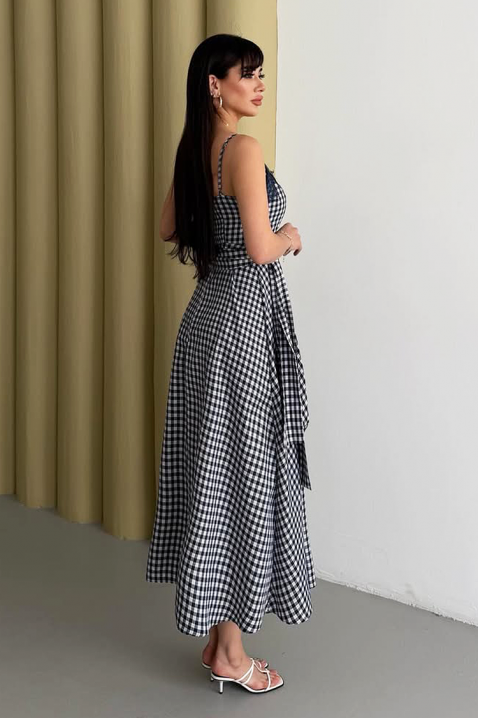 Рокля ALEKSINIA WHITE, Цвят: черно и бяло, IVET.BG - Твоят онлайн бутик.