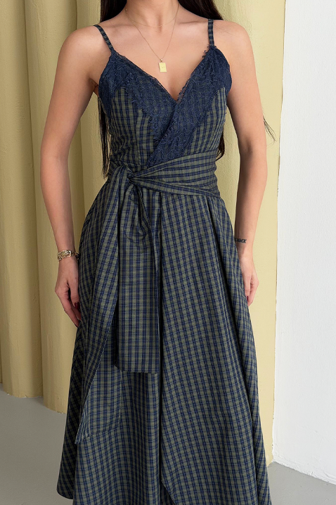 Рокля ALEKSINIA KHAKI, Цвят: каки, IVET.BG - Твоят онлайн бутик.