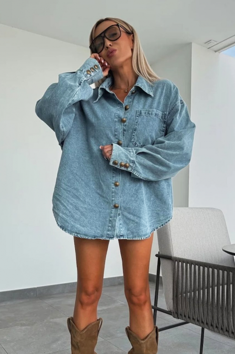 Комплект MELISINA, Цвят: светлосин, IVET.BG - Твоят онлайн бутик.