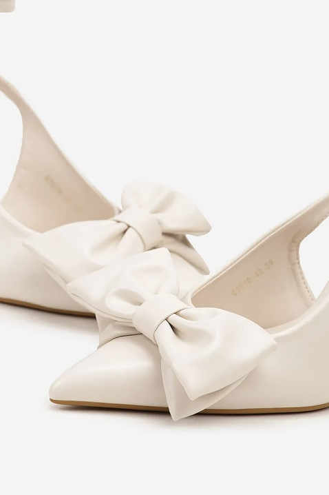 Дамски обувки JALENA, Цвят: екрю, IVET.BG - Твоят онлайн бутик.