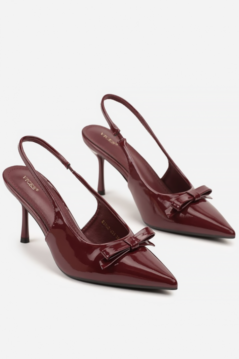 Дамски обувки ASEMINA, Цвят: бордо, IVET.BG - Твоят онлайн бутик.