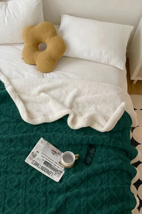 Покривало за легло ERTIOLJA GREEN 200х220 cm, Цвят: зелен, IVET.BG - Твоят онлайн бутик.