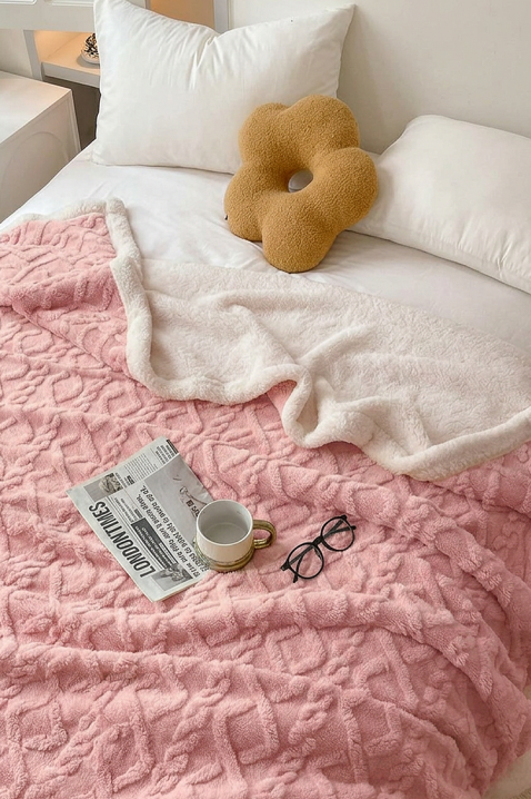 Покривало за легло ERTIOLJA PINK 200х220 cm, Цвят: розов, IVET.BG - Твоят онлайн бутик.