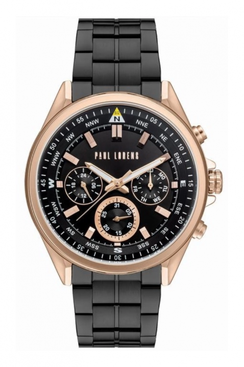 Мъжки часовник Paul Lorens PL20009B-1A4, Цвят: черен, IVET.BG - Твоят онлайн бутик.