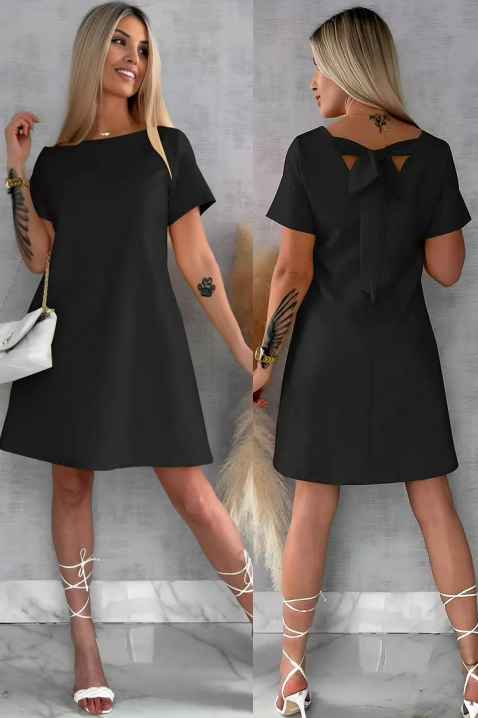 Рокля ROKSOLANA BLACK, Цвят: черен, IVET.BG - Твоят онлайн бутик.