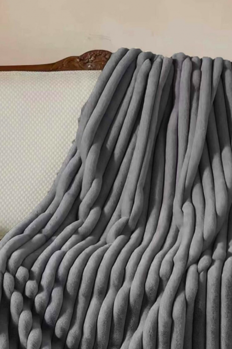 Одеяло GRIELMA GRAFIT 200x220 cm, Цвят: графит, IVET.BG - Твоят онлайн бутик.