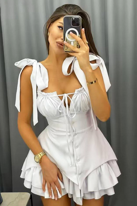 Рокля ZLAROLFA WHITE, Цвят: бял, IVET.BG - Твоят онлайн бутик.