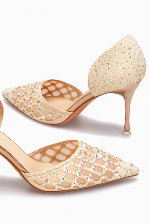 Дамски обувки NOGLILZA BEIGE, Цвят: беж, IVET.BG - Твоят онлайн бутик.