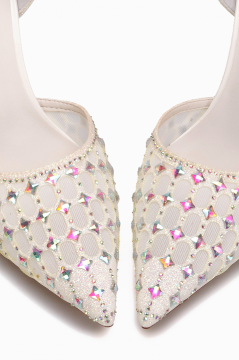 Дамски обувки NOGLILZA WHITE, Цвят: бял, IVET.BG - Твоят онлайн бутик.