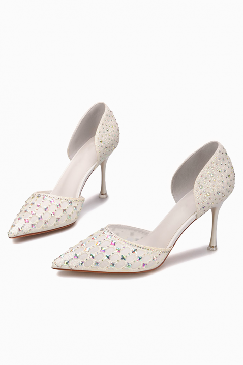 Дамски обувки NOGLILZA WHITE, Цвят: бял, IVET.BG - Твоят онлайн бутик.