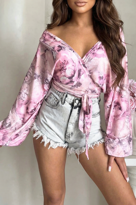 Дамска блуза BLOMENZA, Цвят: лилав, IVET.BG - Твоят онлайн бутик.