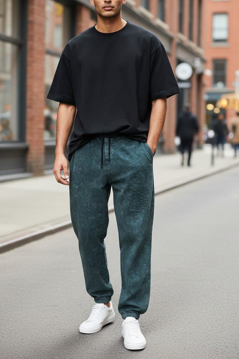 Мъжки панталон RENZOLO GREEN, Цвят: зелен, IVET.BG - Твоят онлайн бутик.