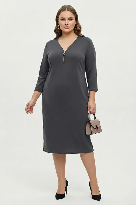 Рокля KATELISTA GRAY, Цвят: сив, IVET.BG - Твоят онлайн бутик.