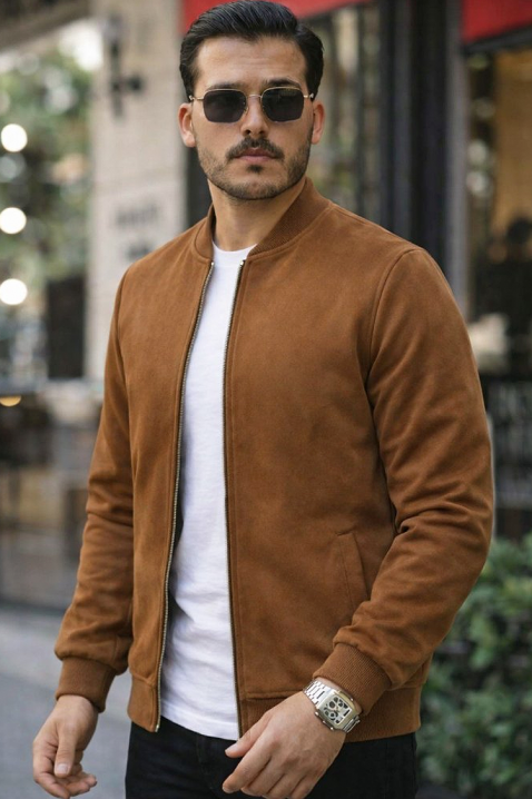 Мъжко яке VALERIO BROWN, Цвят: кафяв, IVET.BG - Твоят онлайн бутик.