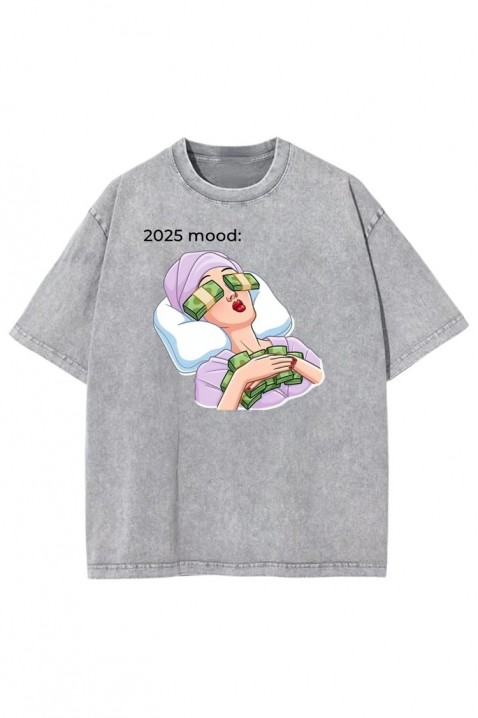 Тениска OVELANZA GREY, Цвят: сив, IVET.BG - Твоят онлайн бутик.