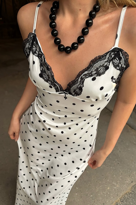 Рокля ABENISA, Цвят: бял, IVET.BG - Твоят онлайн бутик.