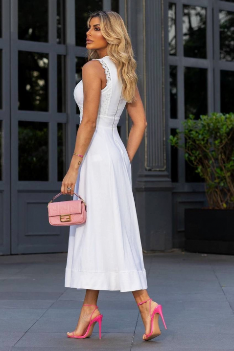 Рокля PAMESITA, Цвят: бял, IVET.BG - Твоят онлайн бутик.