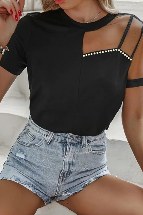 Топ MALETISA, Цвят: черен, IVET.BG - Твоят онлайн бутик.