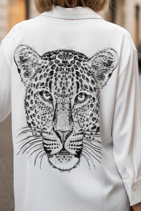 Дамска риза TRILENDA, Цвят: бял, IVET.BG - Твоят онлайн бутик.