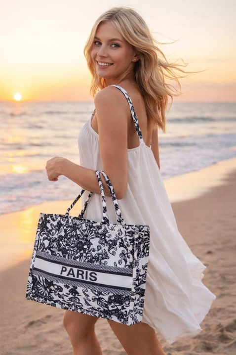 Плажна чанта LUXERIA BLACK, Цвят: черен, IVET.BG - Твоят онлайн бутик.